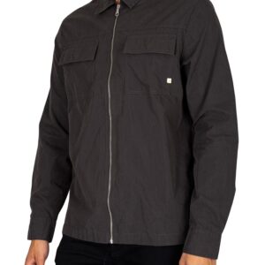 Farah Goto Overshirt - Washed Black