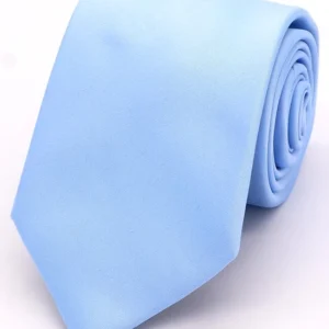 LA Smith Tie and Pocket Square Set - Light Blue