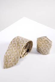 Marc Darcy Bubble Tie Sets - Stone