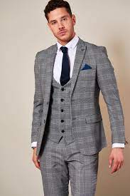 Marc Darcy Jerry 3 Piece Suit - Grey