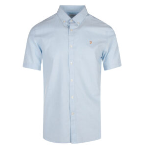 Farah Brewer SS Shirt - Sky Blue