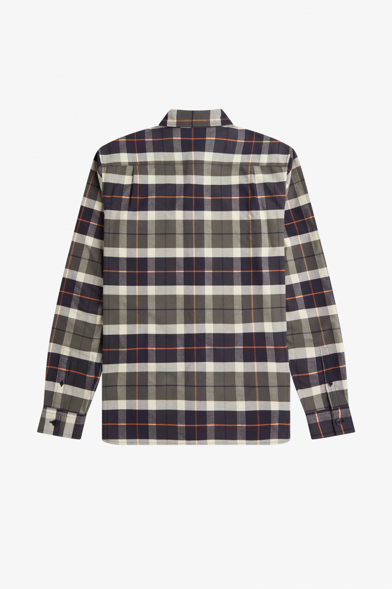 Fred Perry M6643 Tartan Shirt - Field Green - Image 2