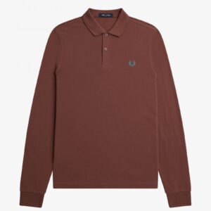 Fred Perry M6006 L/S Polo - Whisky Brown