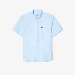 Lacoste CH1917 Short Sleeve Shirt - Sky Blue
