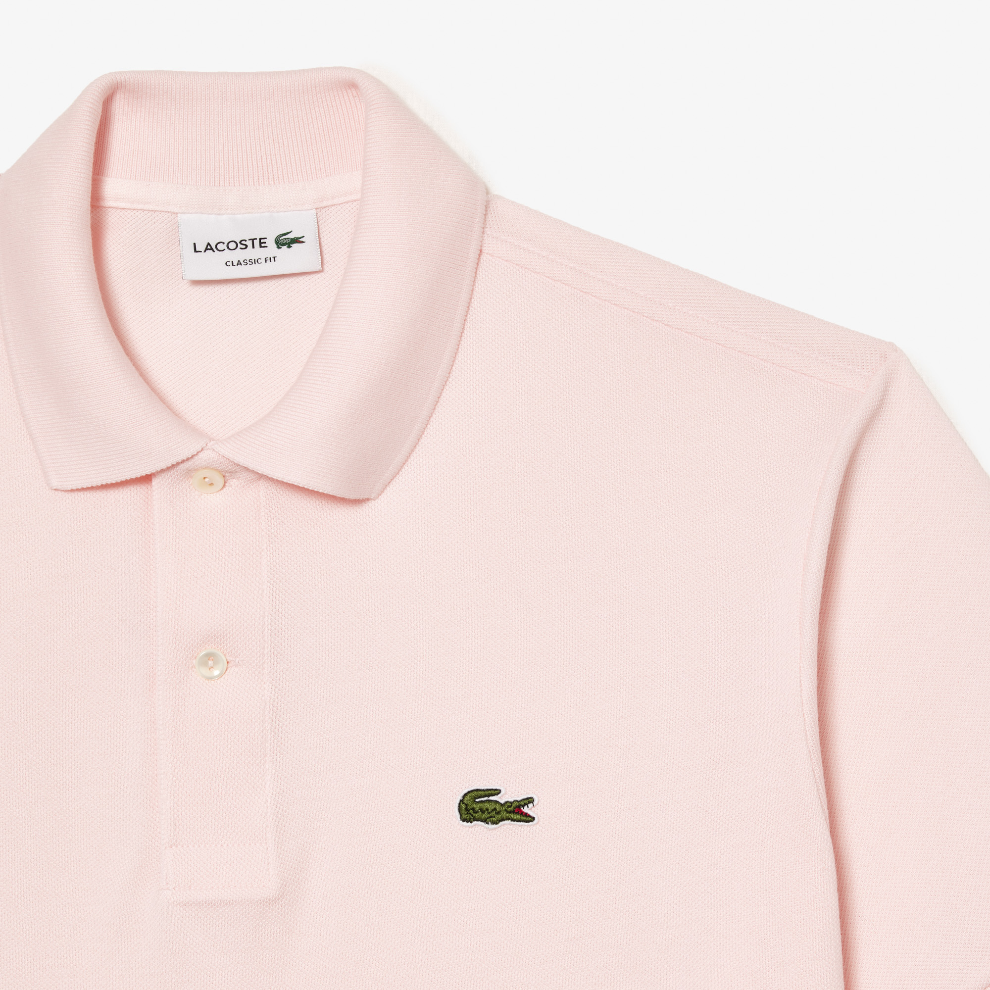 Lacoste L1212 Classic Polo - Pink - Image 3