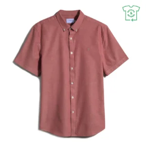 Farah Brewer SS Shirt - Clay Red