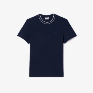 Lacoste TH8174 Stretch Pique Tee - Navy