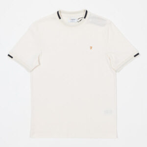Farah Bedingfield Tipping Tee - Ecru