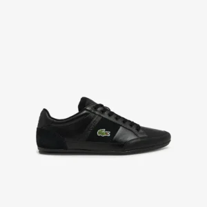 Lacoste Chaymon BL Leather Trainers - Black