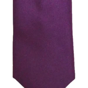 LA Smith Satin Tie and Pocket Square Set - Berry