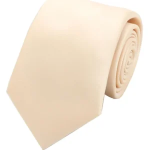 LA Smith Satin Tie and Pocket Square Set - Champagne