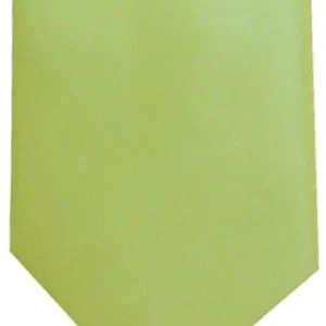 LA Smith Satin Tie and Pocket Square Set - Lime