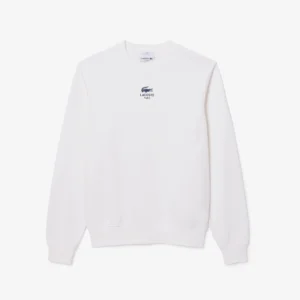 Lacoste SH2736 Unisex Paris Sweatshirt - White