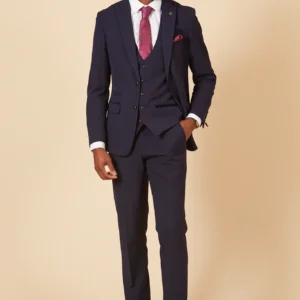 Marc Darcy Bromley Three Piece Suit - Navy