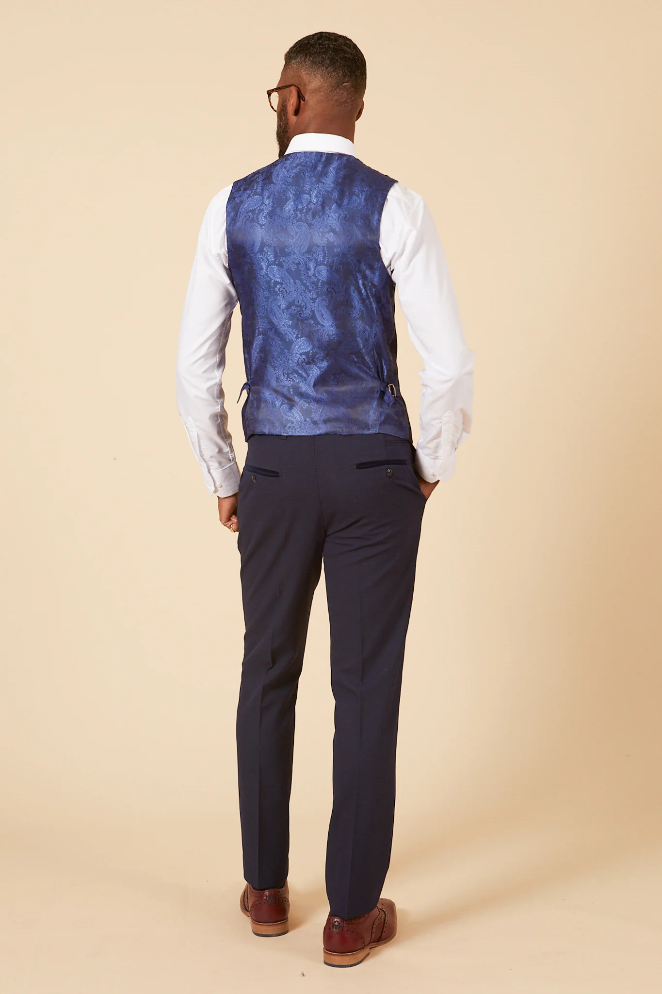 Marc Darcy Bromley Three Piece Suit - Navy - Image 6