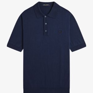 Fred Perry K9725 Cotton Knitted Polo - Tennis Blue