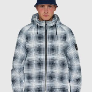 Marshall Artist M10974 Shadow Check M-65 Jacket - Navy