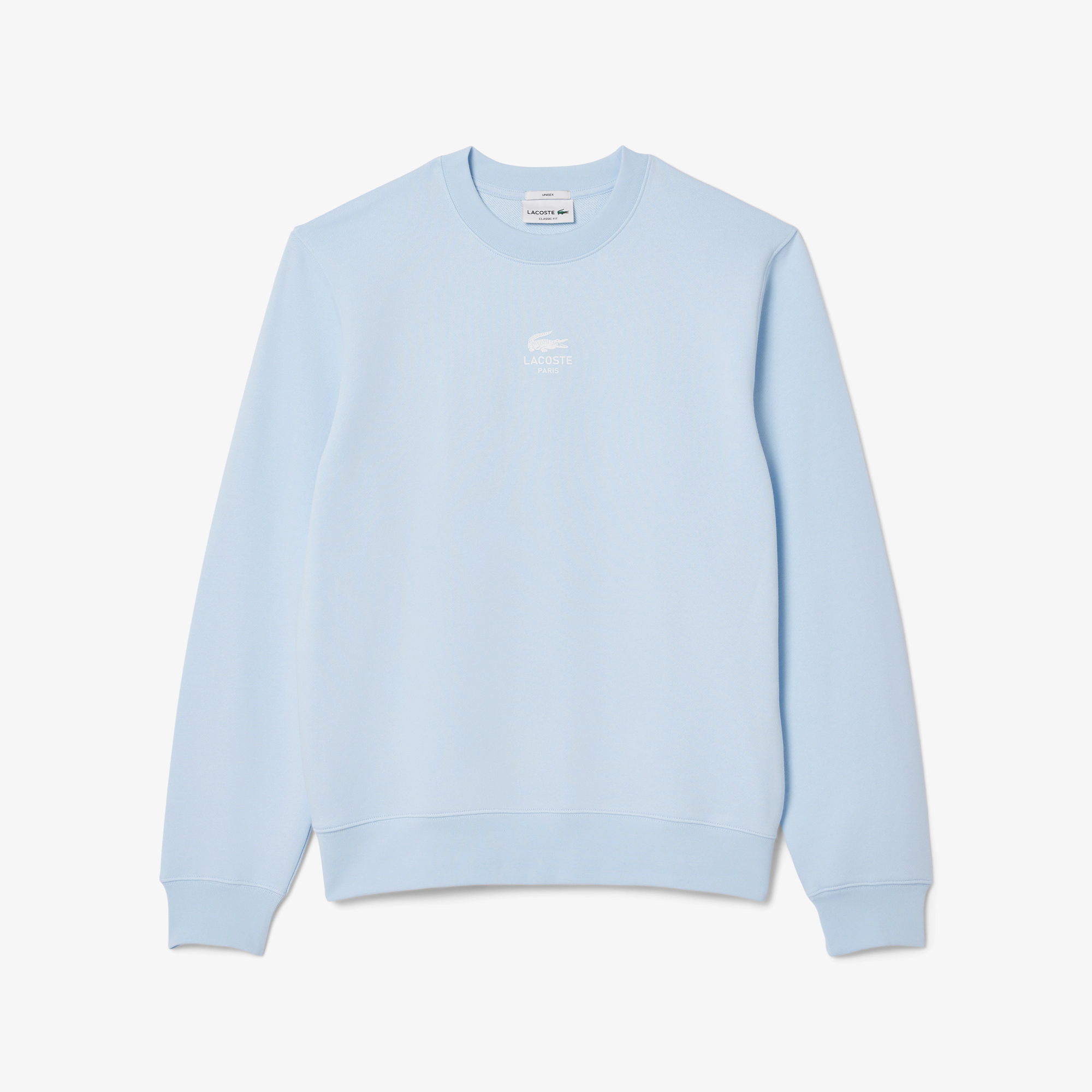 Lacoste SH2736 Unisex Paris Sweatshirt - Light Blue
