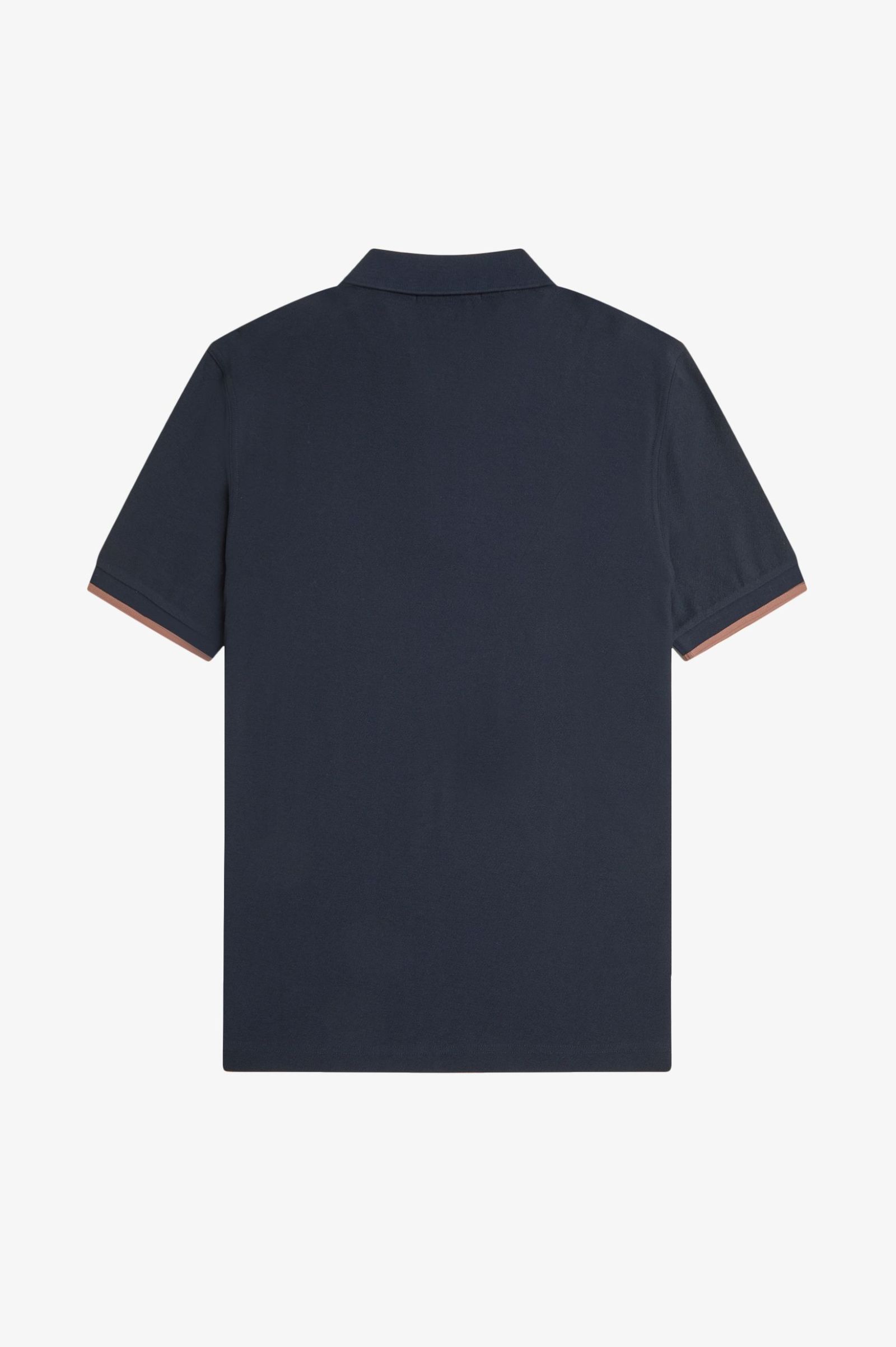 Fred Perry M9886 Crepe Pique Zip Polo - Navy - Image 2