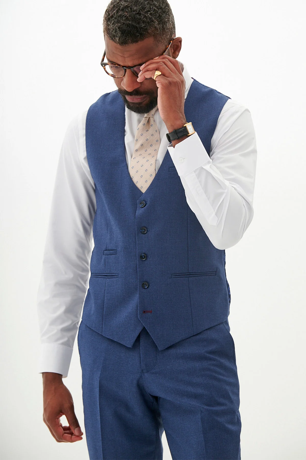 Marc Darcy Ashley 3 Piece Suit - Navy - Image 5