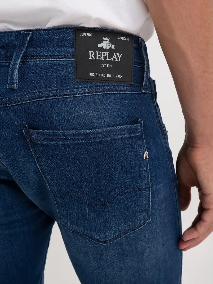 Replay 41A 783 Anbass Jeans - Blue - Image 4
