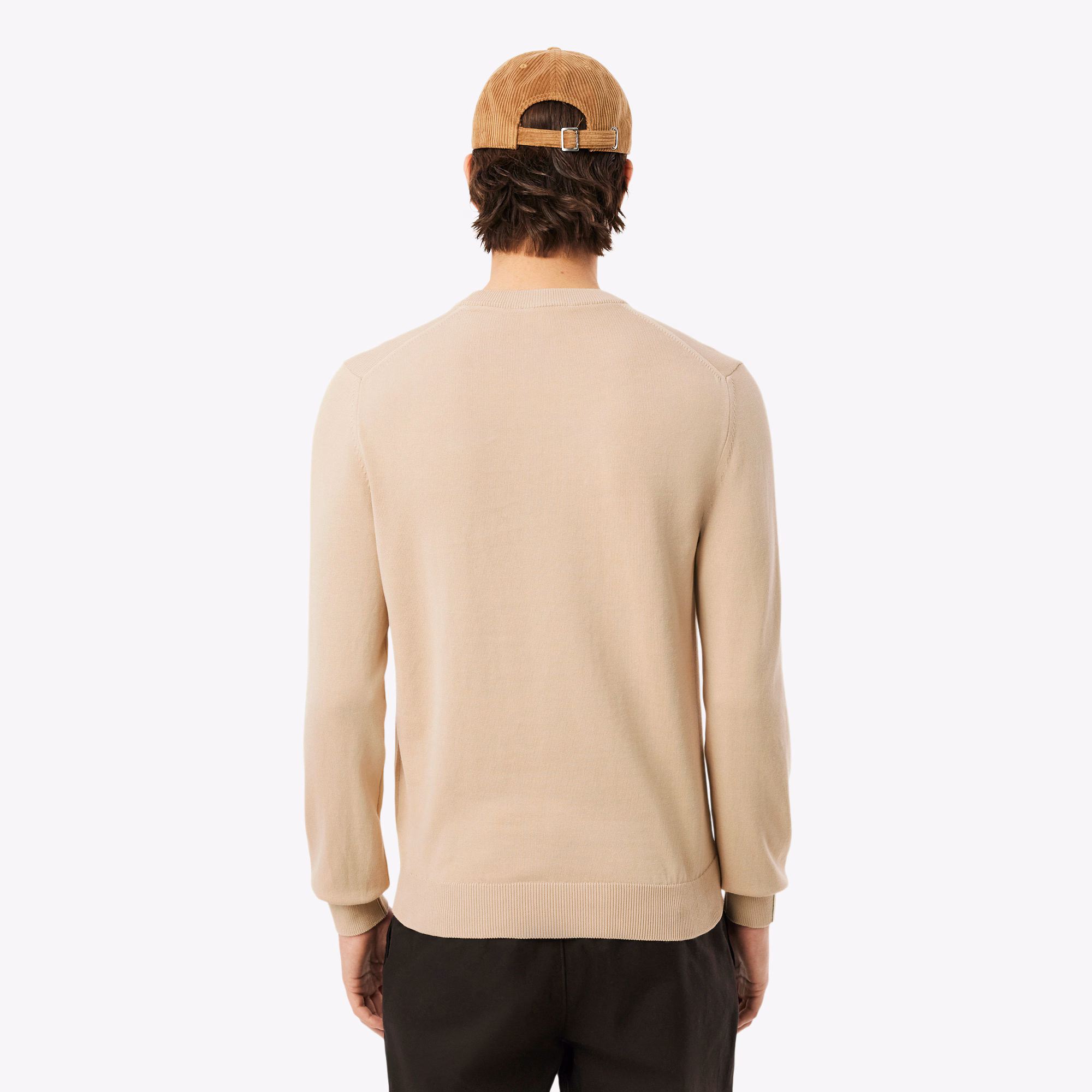 Lacoste AH1985 Knitwear Sweatshirt - Beige - Image 2
