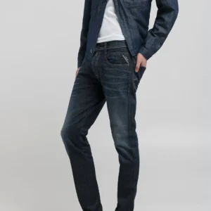 Replay 661 730 Hyperflex Jeans - Dark Blue