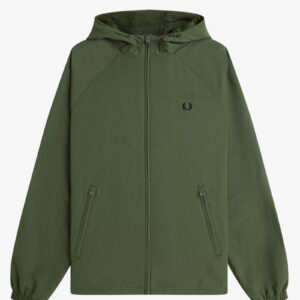 Fred Perry J7902 Hooded Shell Jacket - Laurel Wreath Green