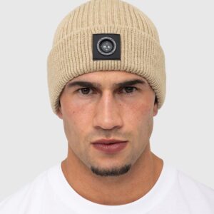 Marshall Artist M10989 Cable Knit Beanie - Stone