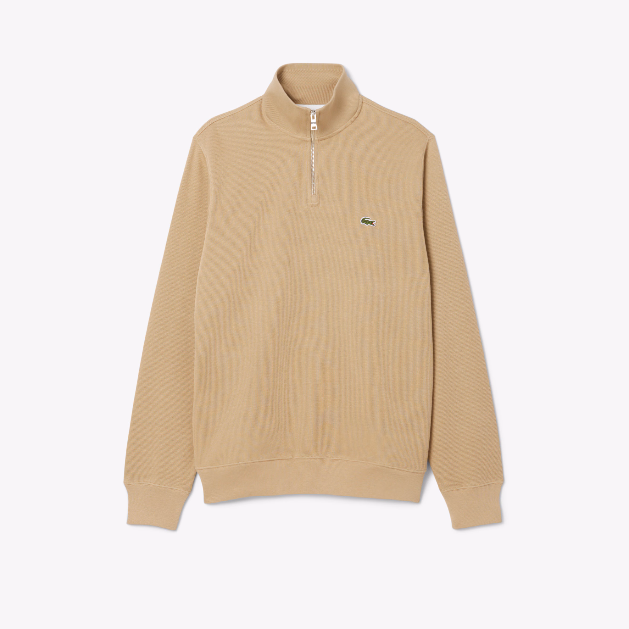Lacoste SH1927 Half Zip Jumper - Beige