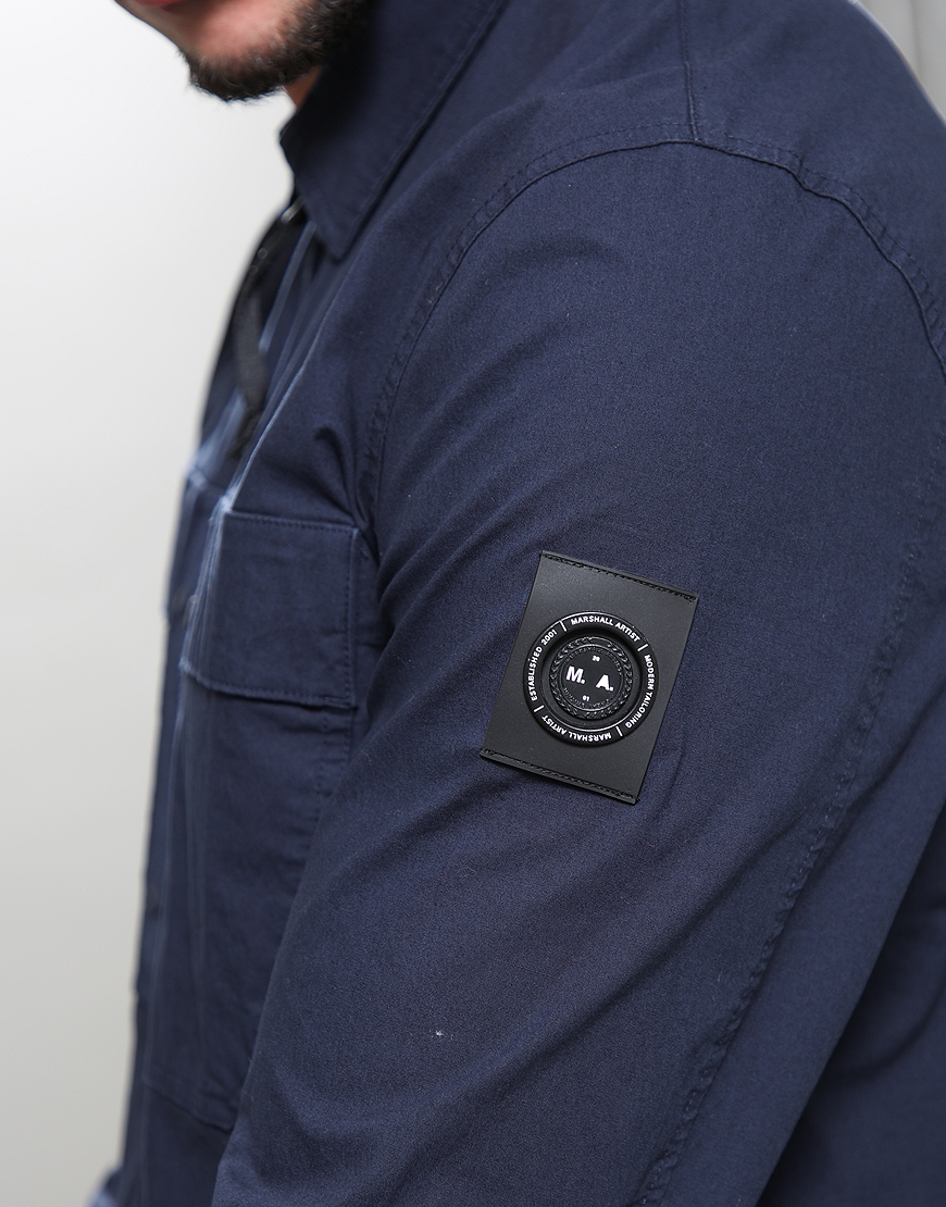 Marshall Artist M11099 Stratton Overshirt - Navy - Image 3