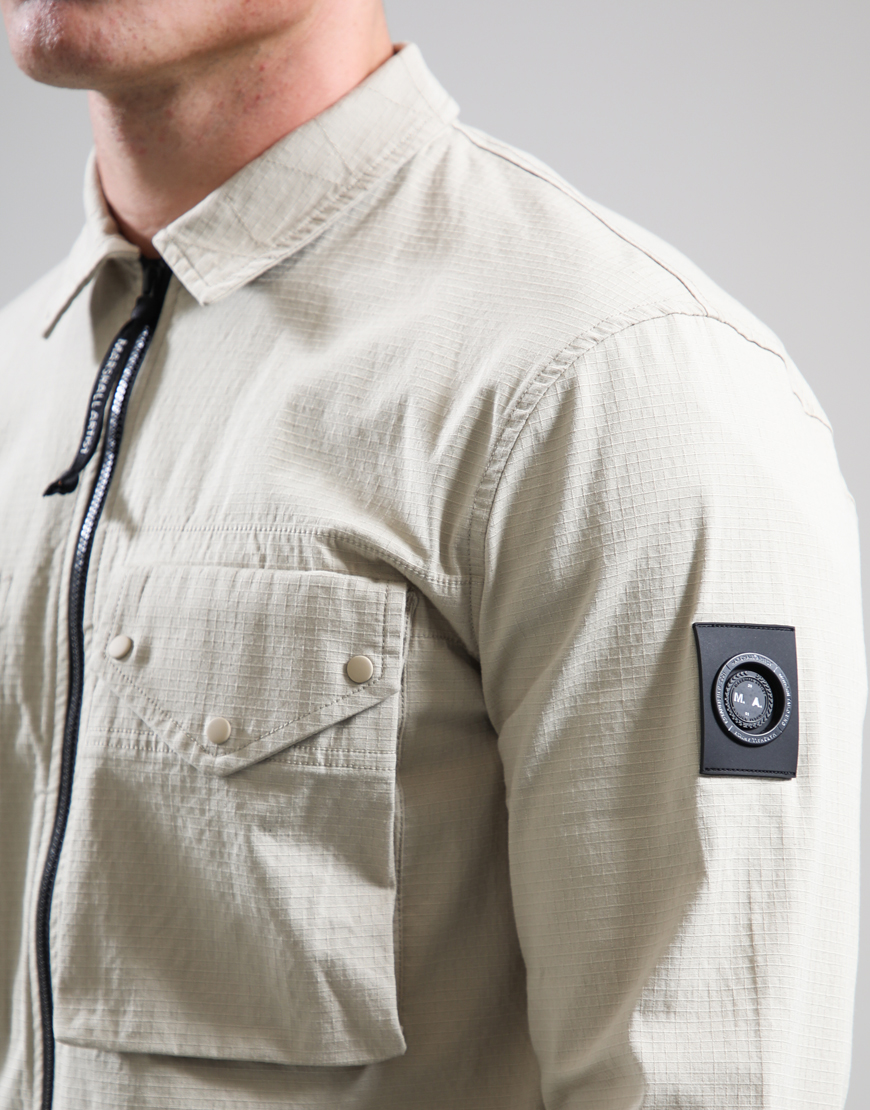 Marshall Artist M11098 Vena Overshirt - Stone - Image 3