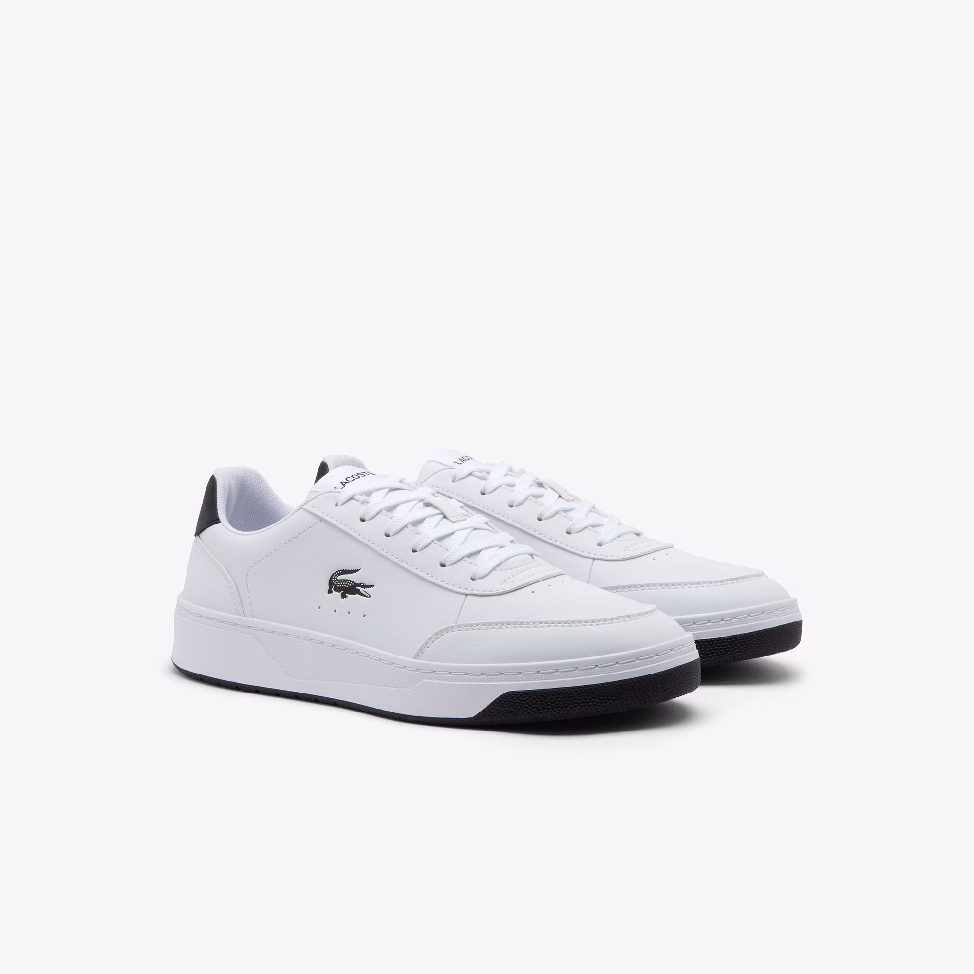 Lacoste Court Pro Trainers - White/Black - Image 2
