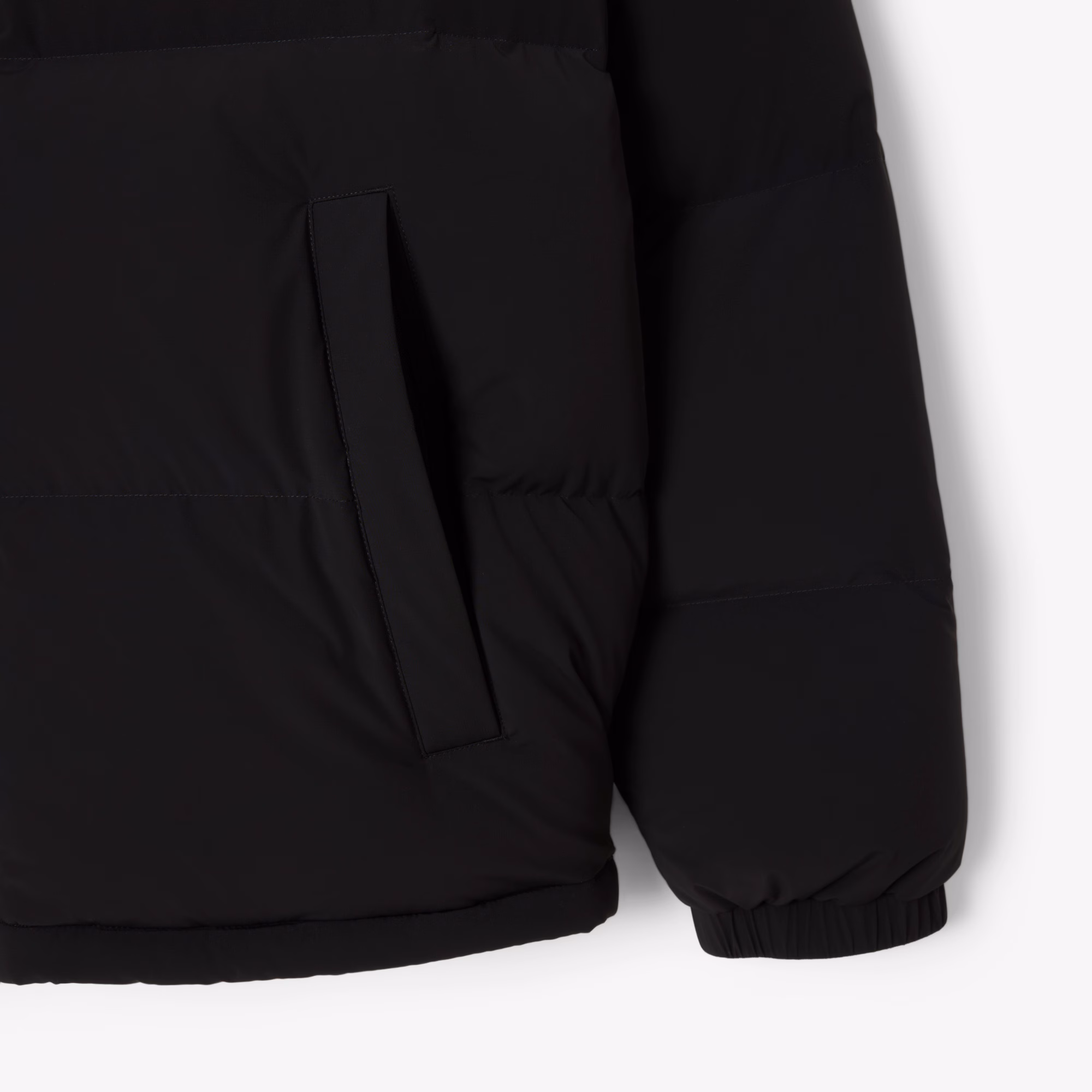 Lacoste BH5154 Waterproof Puffer Jacket - Black - Image 4