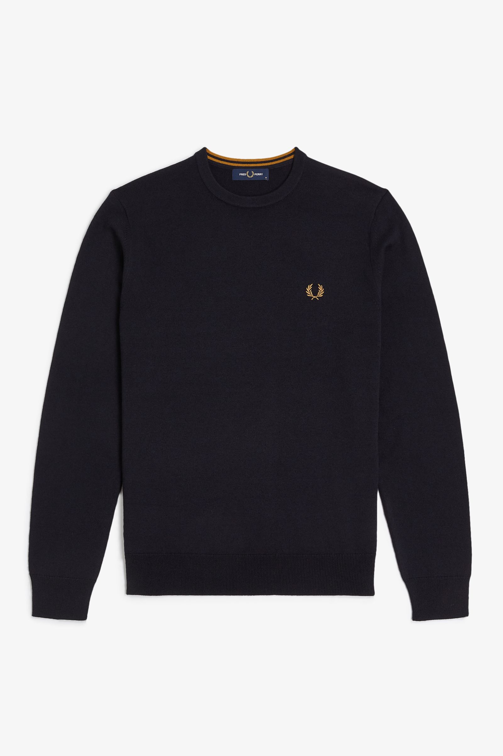 Fred Perry K9601 Classic Crew Neck Jumper - Navy