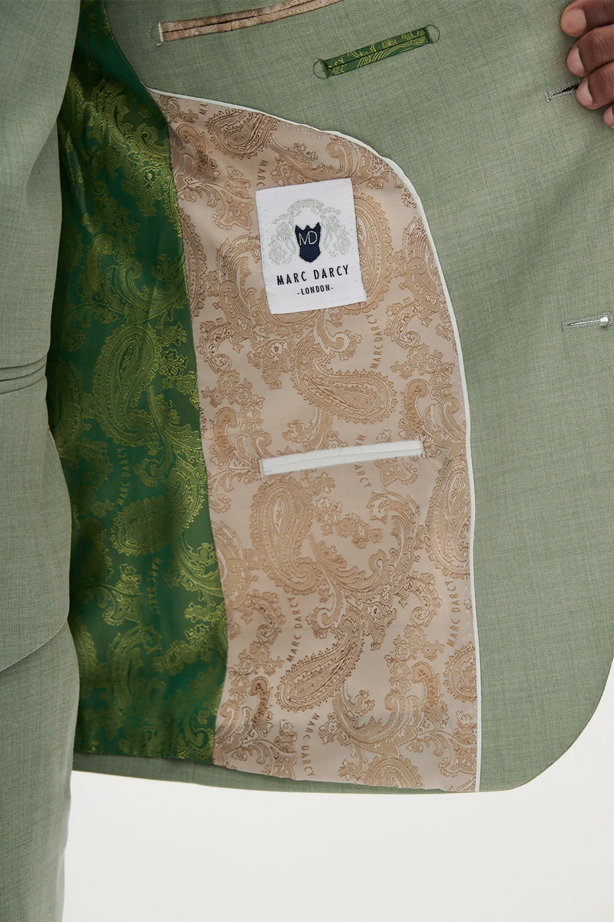 Marc Darcy Finley 3 Piece Suit - Moss - Image 4