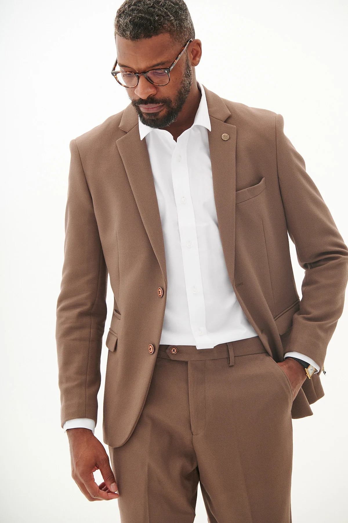 Marc Darcy HM5 Blazer - Tan