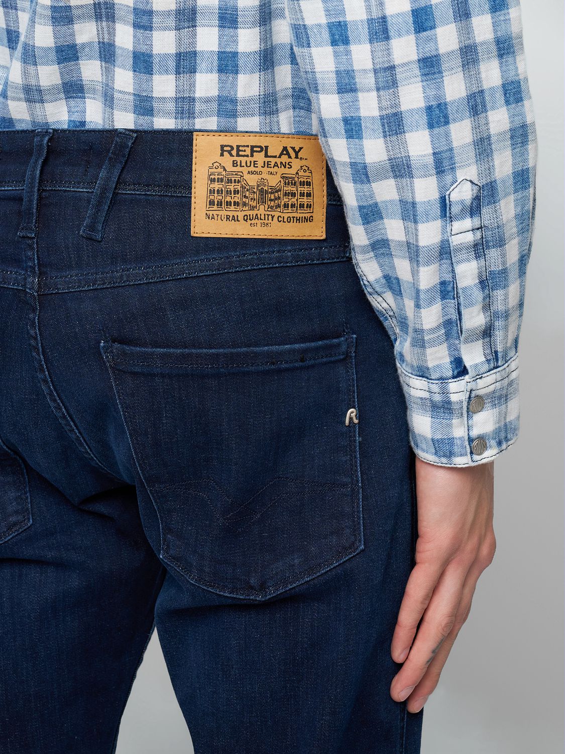 Replay 41A 781 Anbass Jeans - Blue - Image 3