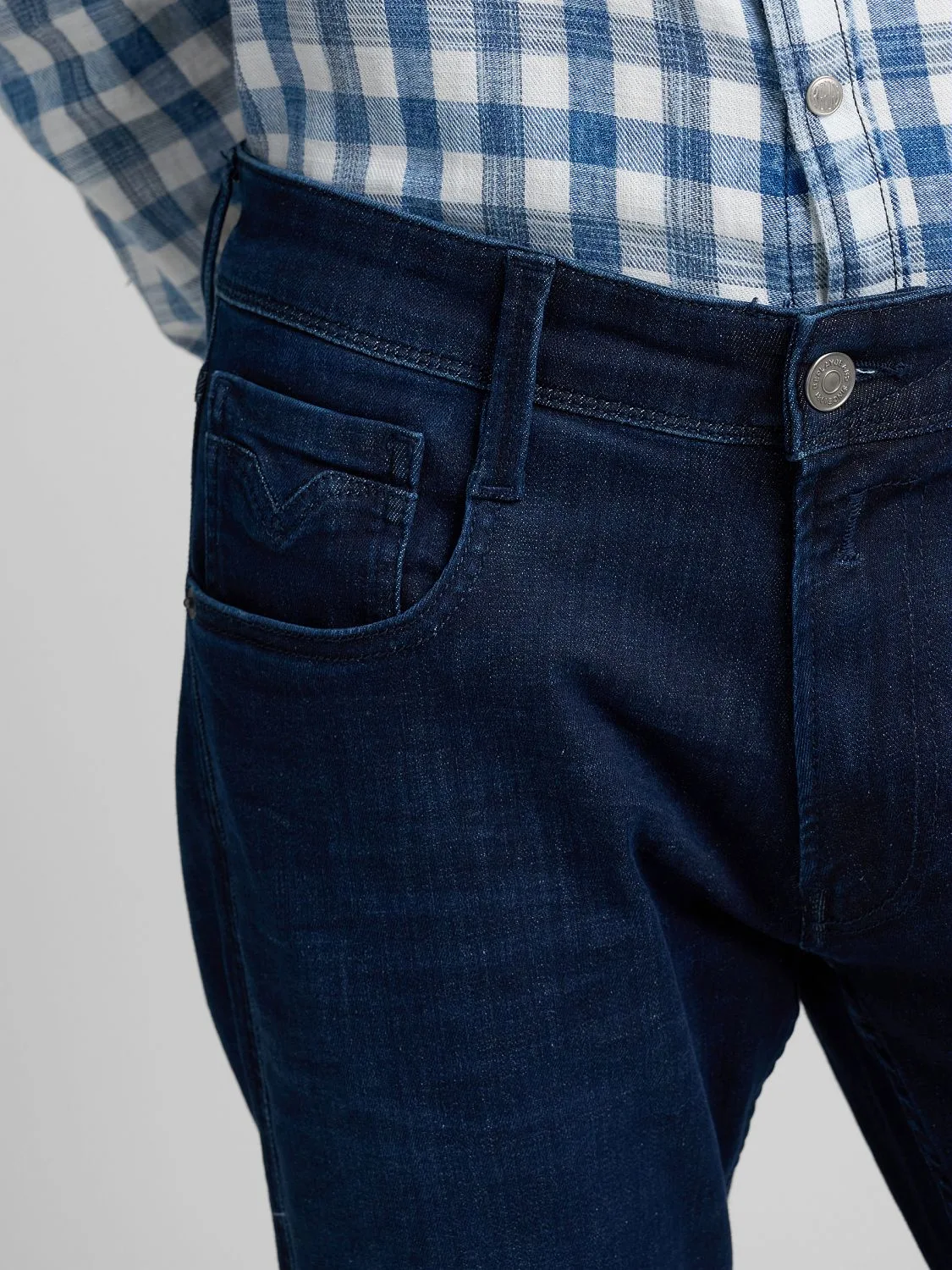 Replay 41A 781 Anbass Jeans - Blue - Image 4