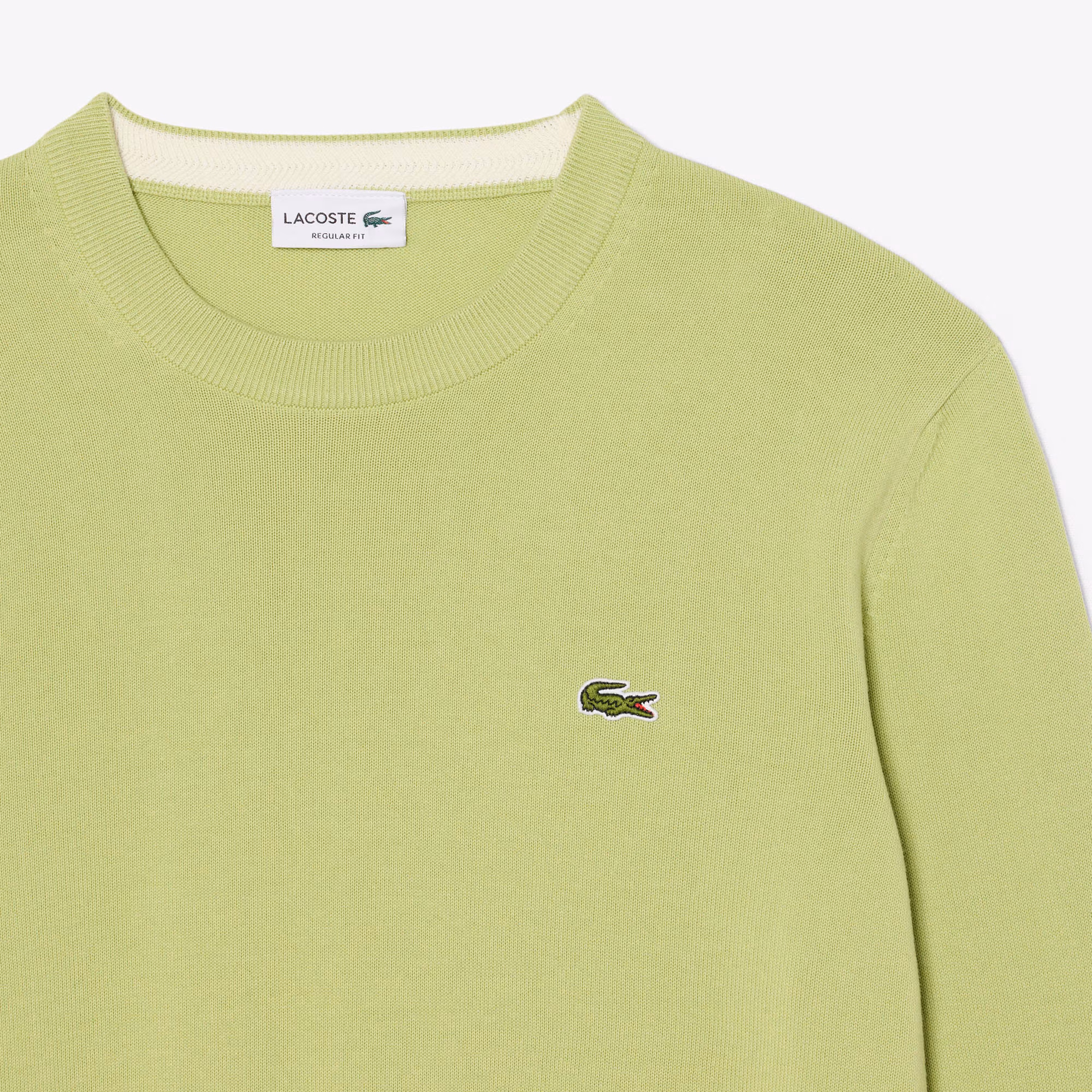 Lacoste AH1985 Knitwear Sweatshirt - Green - Image 3
