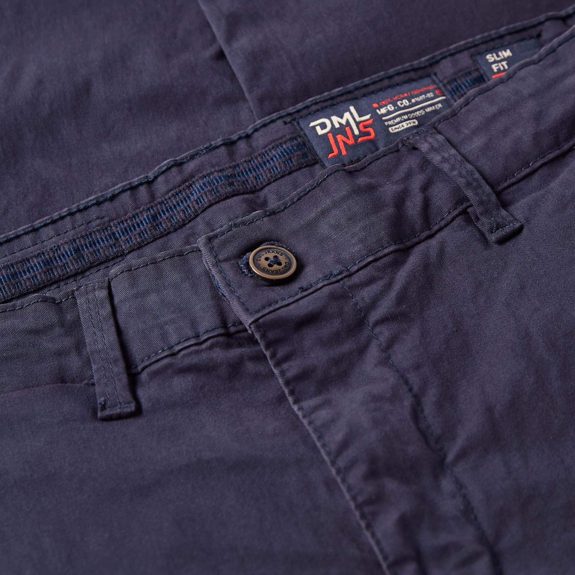 DML Chino Trousers - Navy - Image 4