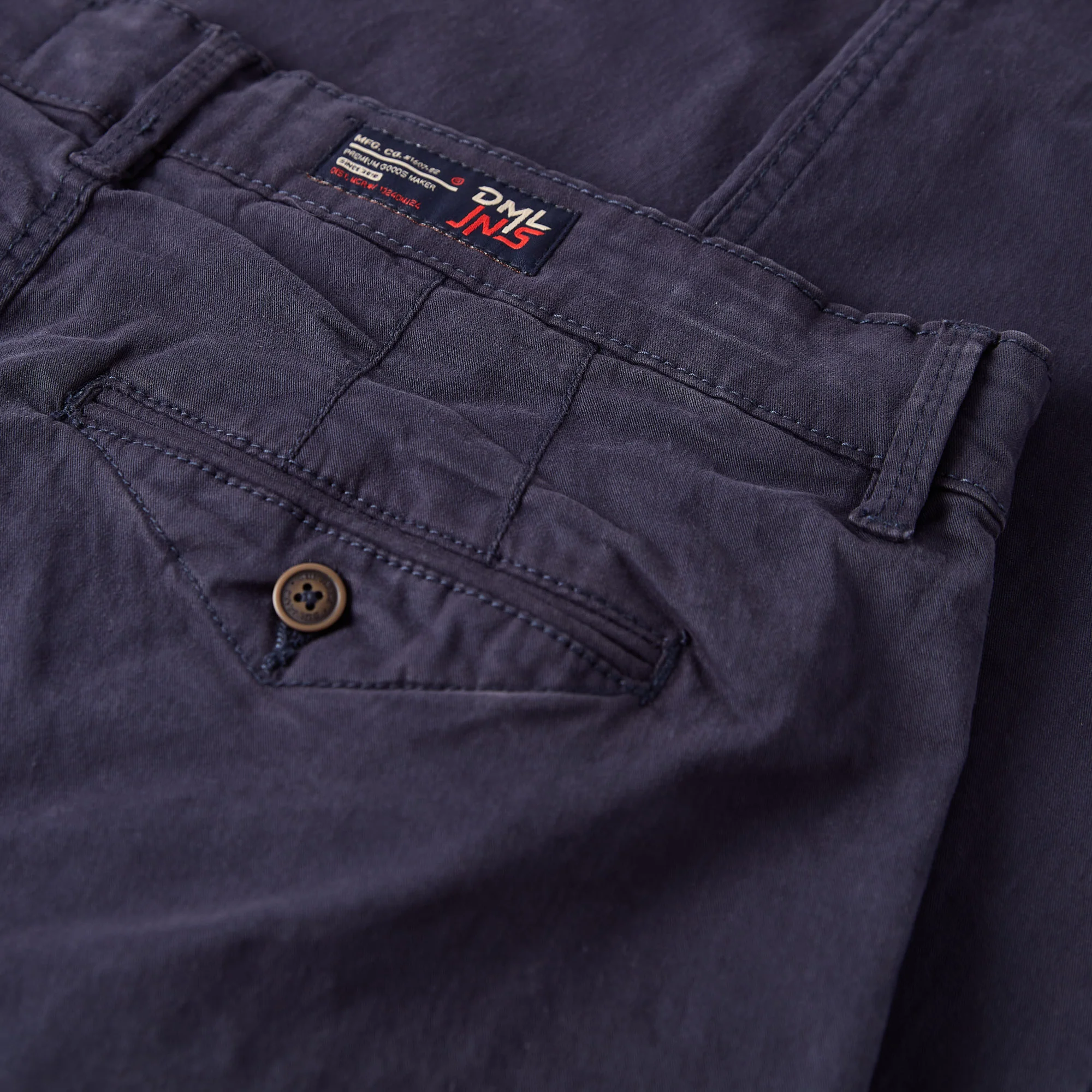 DML Chino Trousers - Navy - Image 3