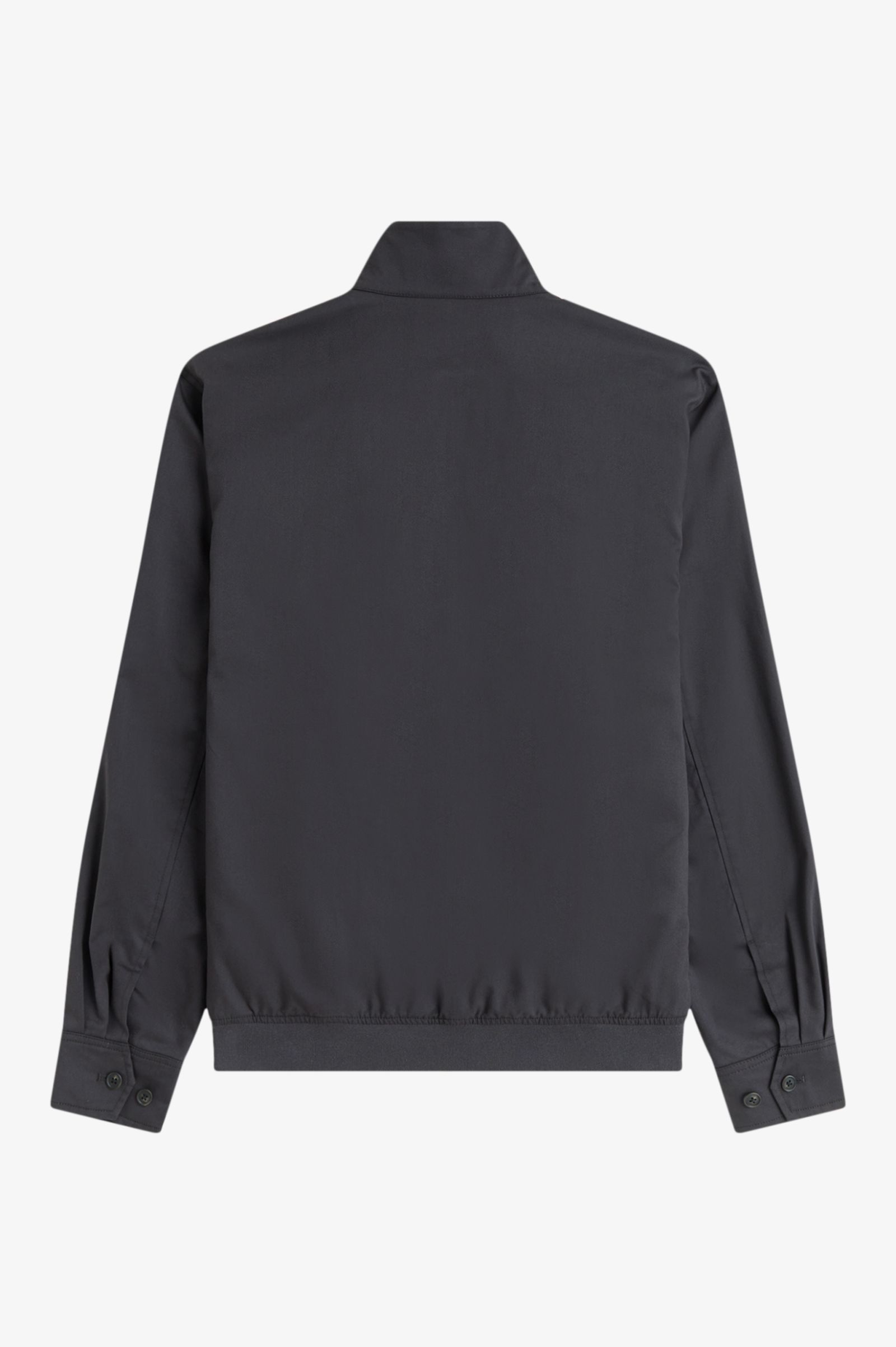 Fred Perry J2317 Twill Harrington Jacket - Anchor Grey - Image 2