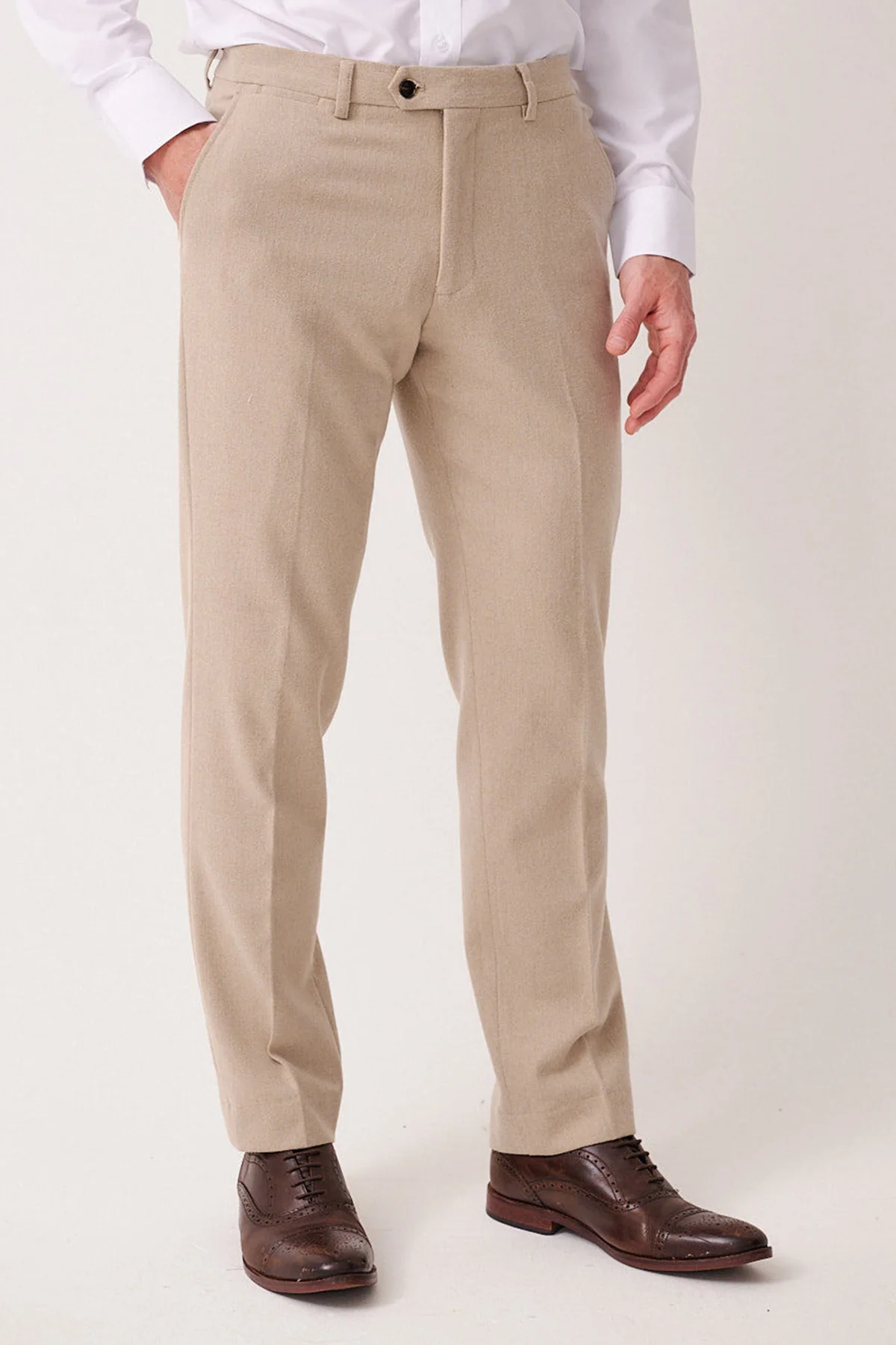Marc Darcy Archie 3 Piece Suit - Stone - Image 8