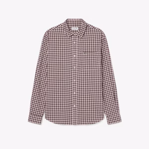 Lacoste CH8728 Flannel Check Shirt - Beige/Brown